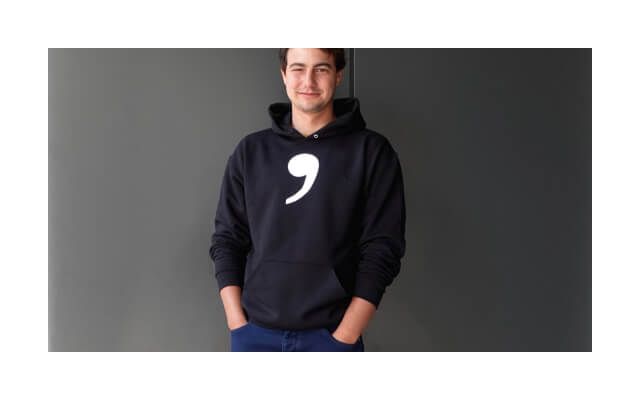 comma hoodie product