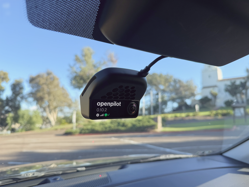 comma four — On the windshield